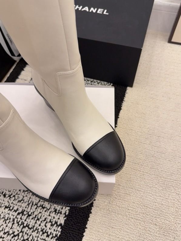 Сапоги белые кожаные женские фото 5