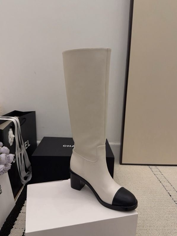 Сапоги белые кожаные женские фото 6