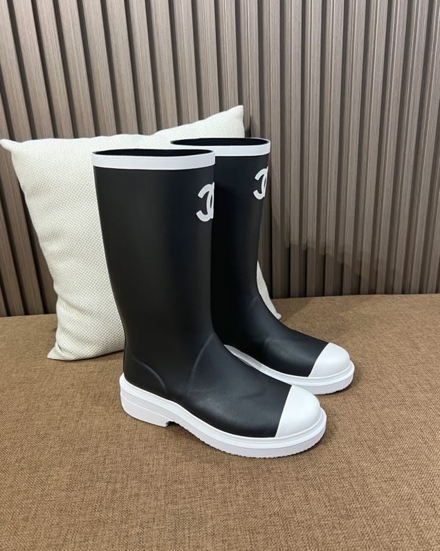 Чоботи Chanel 26C гумові жіночі фото 3