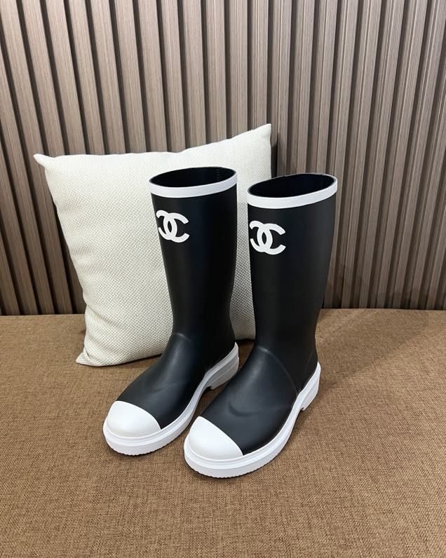 Чоботи Chanel 26C гумові жіночі фото 5