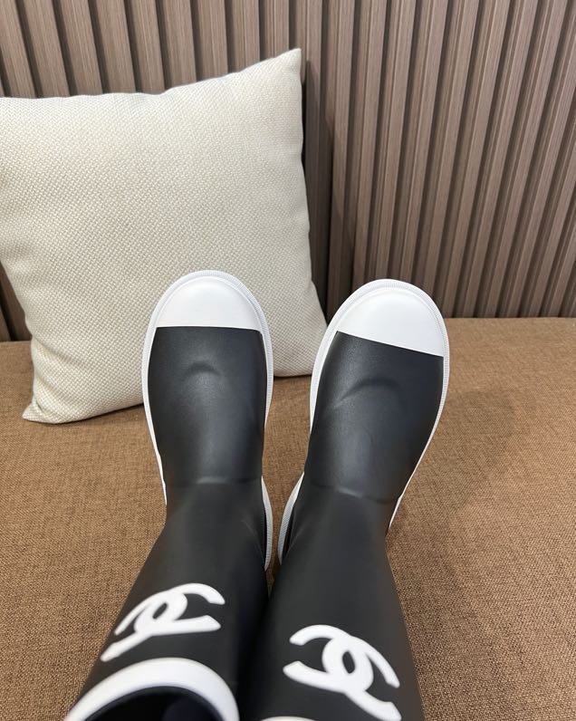 Чоботи Chanel 26C гумові жіночі фото 9