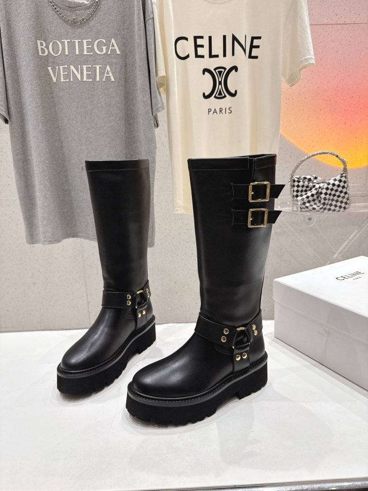 Чоботи до середини гомілки в британському стилі фото 3