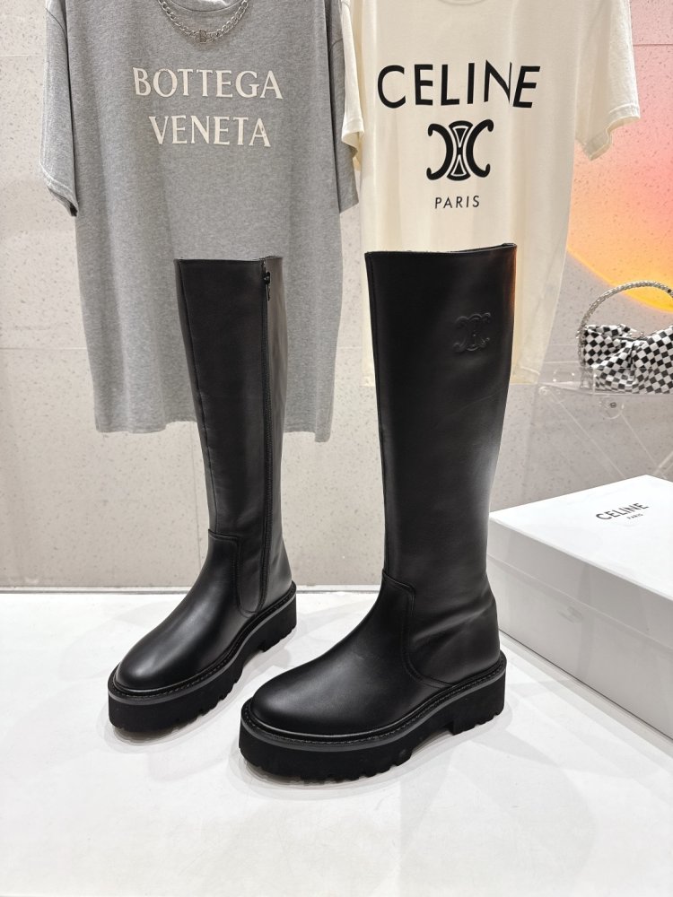 Сапоги до середины голени в британском стиле фото 3