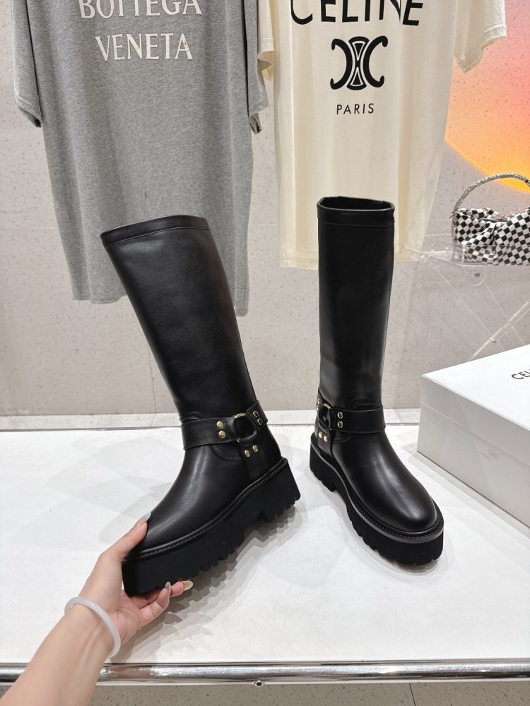 Чоботи до середини гомілки в британському стилі фото 4