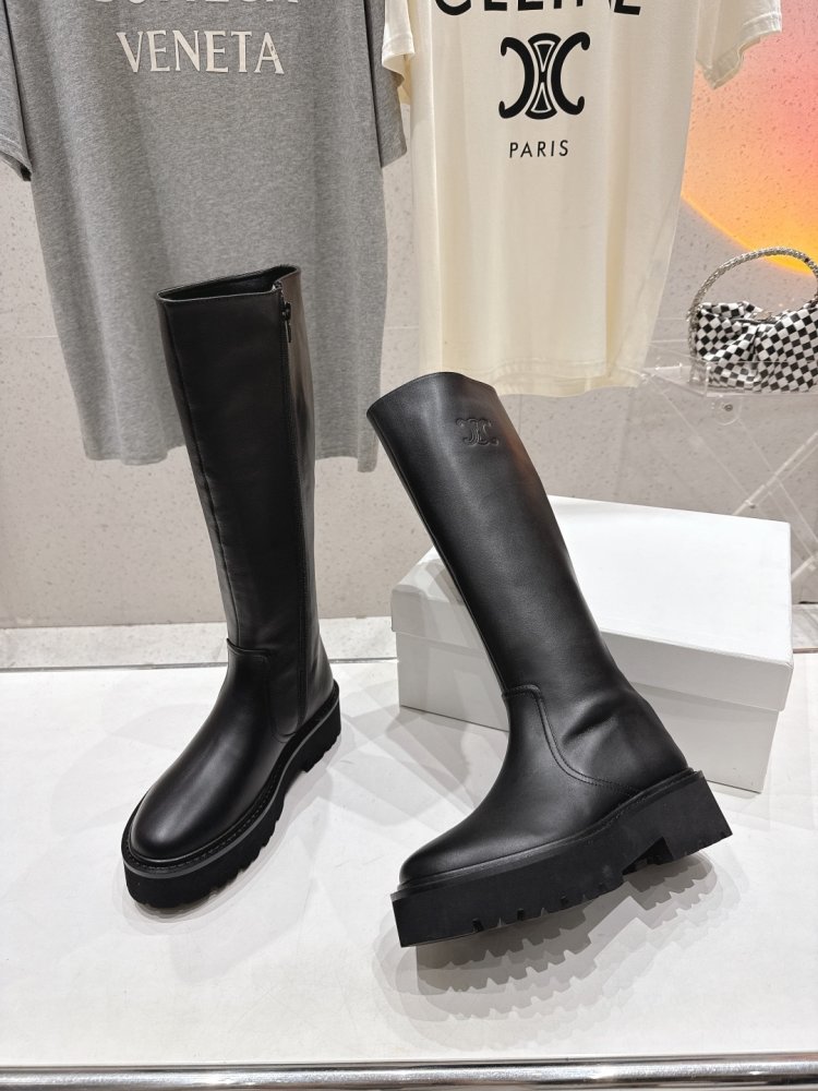 Сапоги до середины голени в британском стиле фото 4