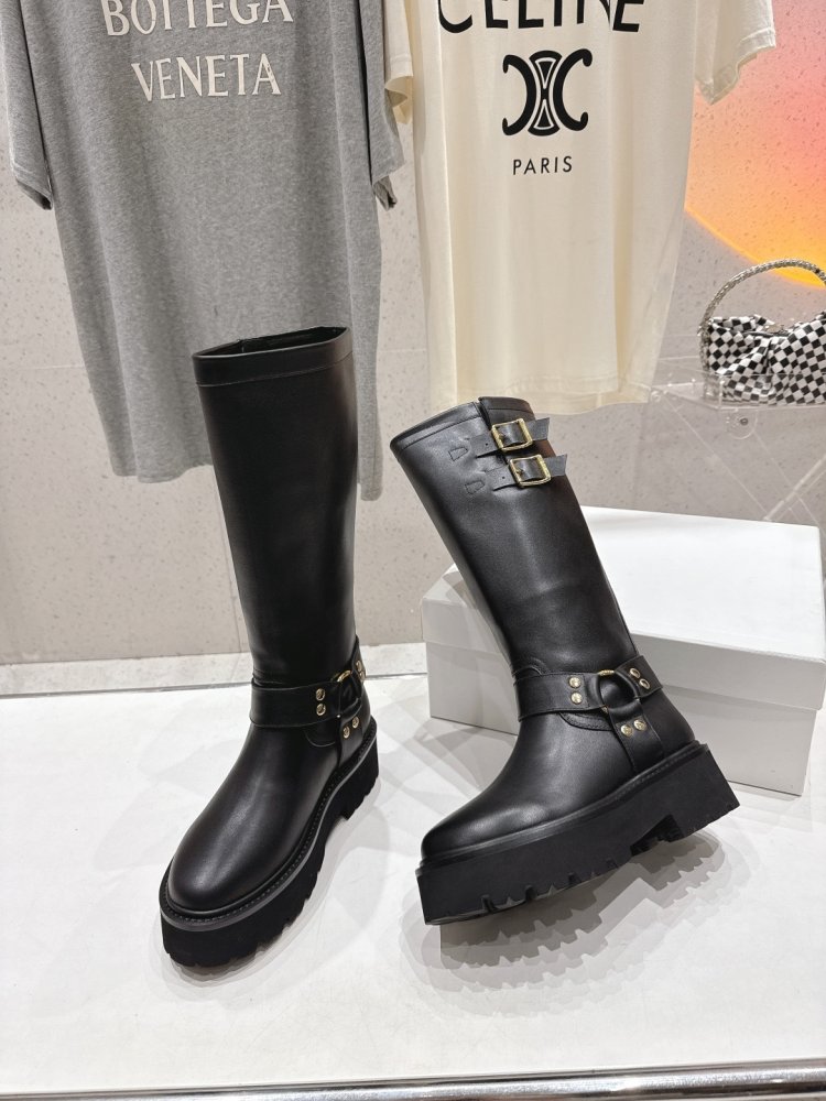 Чоботи до середини гомілки в британському стилі фото 5