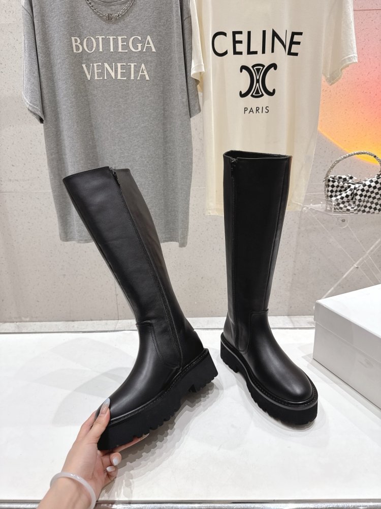 Сапоги до середины голени в британском стиле фото 5