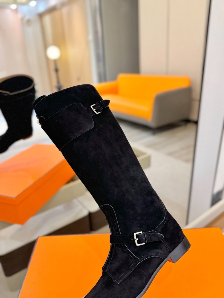 Сапоги Hermes Justine кожаные женские фото 8