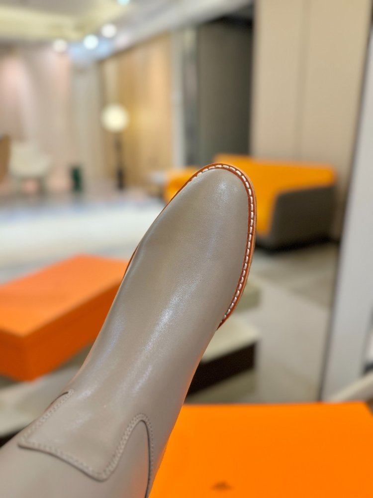 Сапоги Hermes Justine кожаные женские фото 8