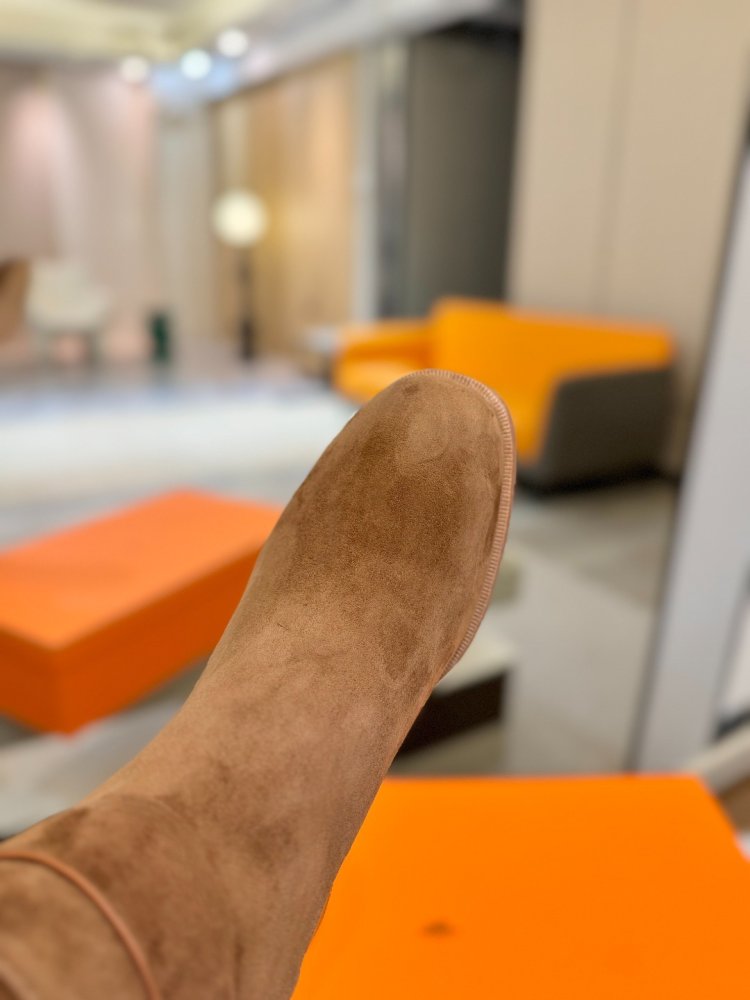 Сапоги Hermes Justine кожаные женские фото 8