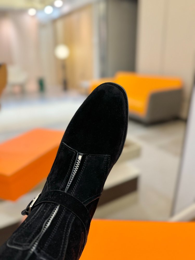 Сапоги Hermes Justine кожаные женские фото 9