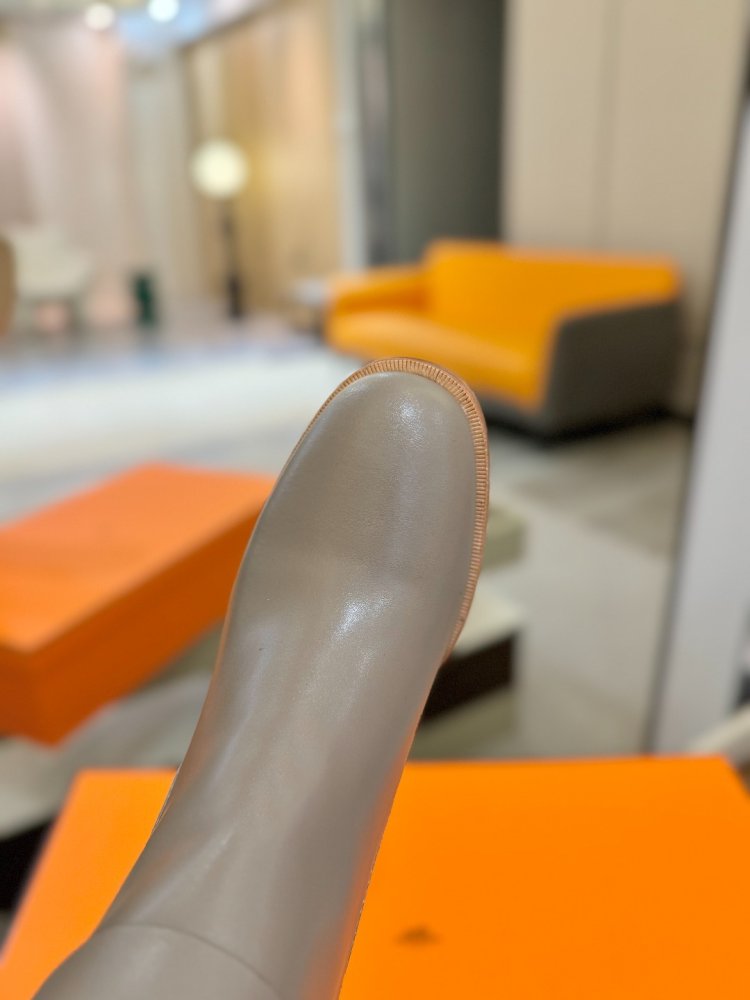 Сапоги Hermes Justine кожаные женские фото 9