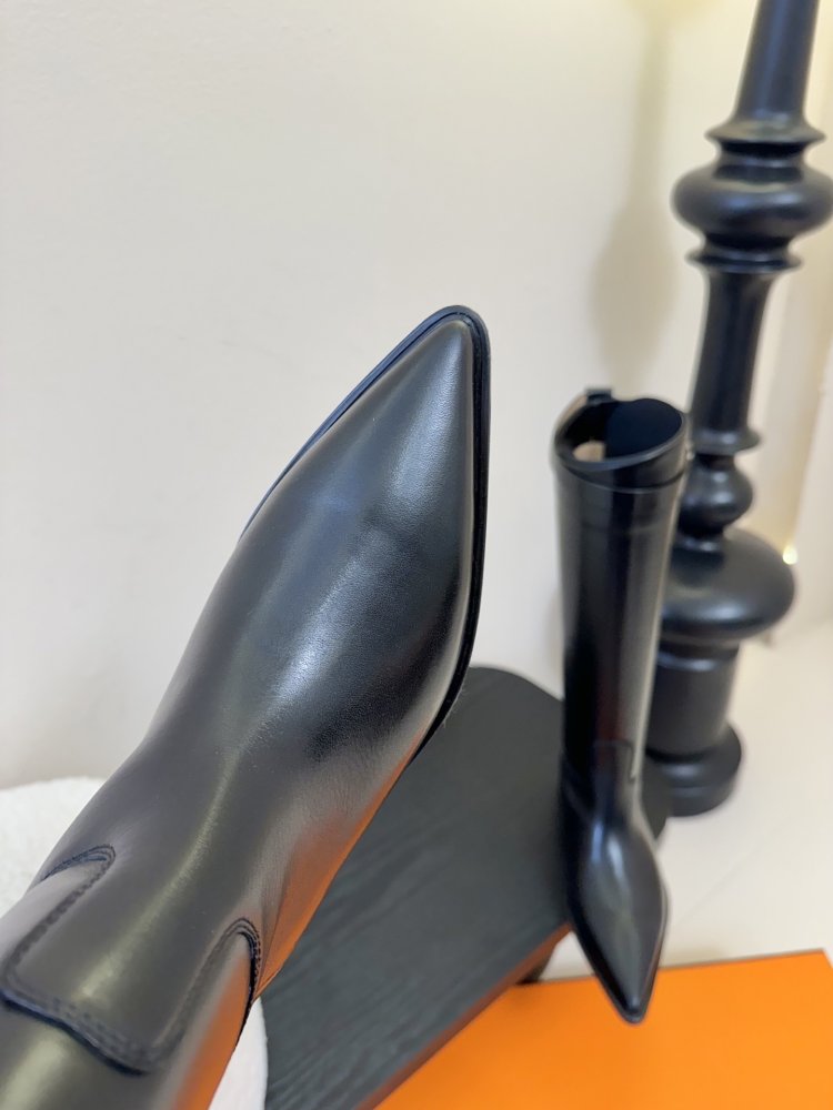 Чоботи Hermes Kelly жіночі шкіряні фото 6