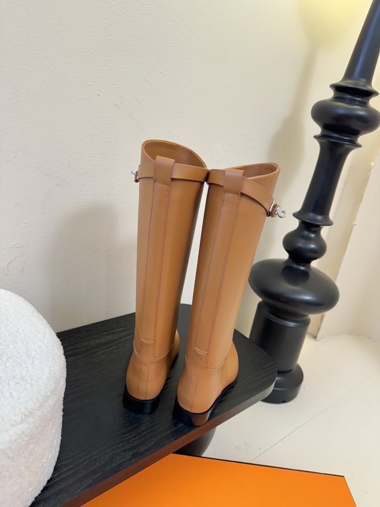 Чоботи Hermes Kelly жіночі шкіряні фото 7