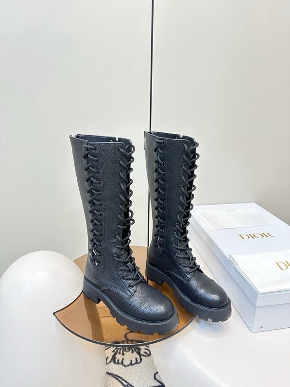 Чоботи шкіряні D-Road на шнурівці