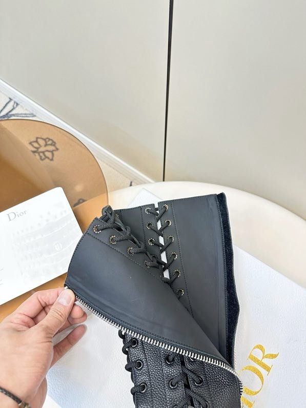 Чоботи шкіряні D-Road на шнурівці фото 6