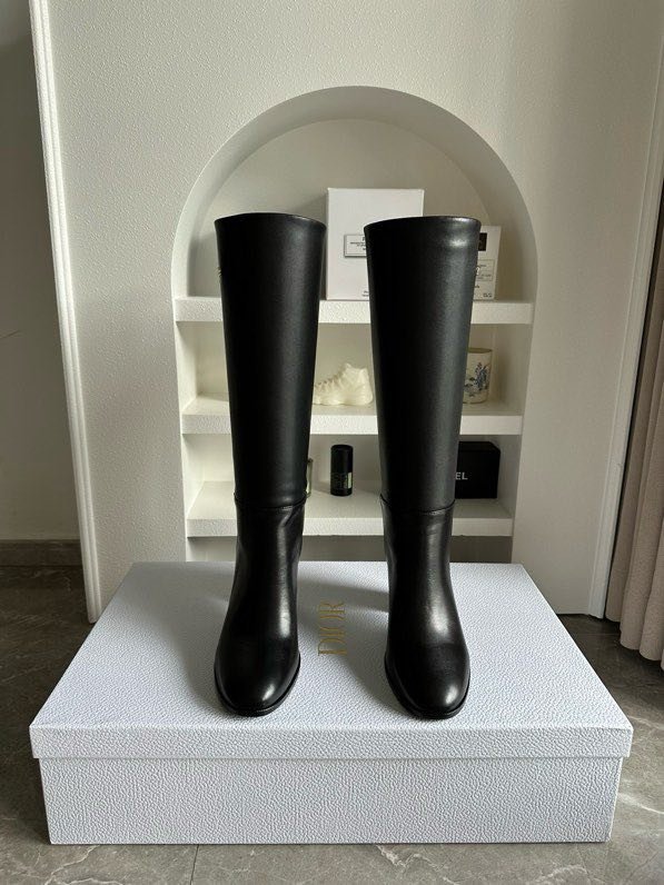 Чоботи шкіряні D-Town на підборах фото 4