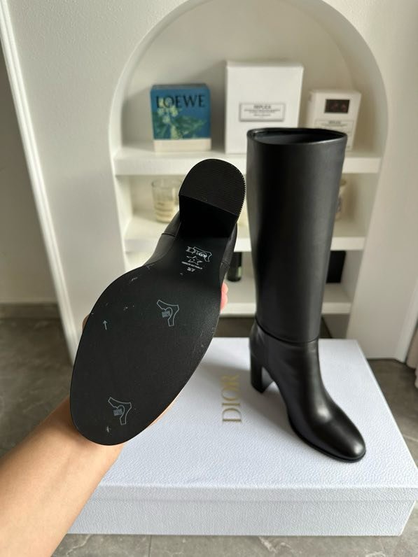 Чоботи шкіряні D-Town на підборах фото 7