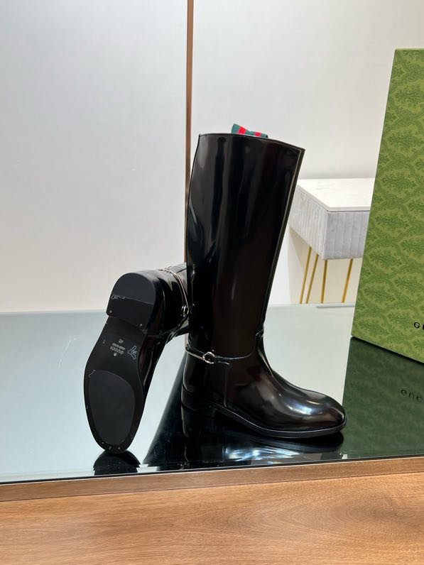 Boots leather Horsebit