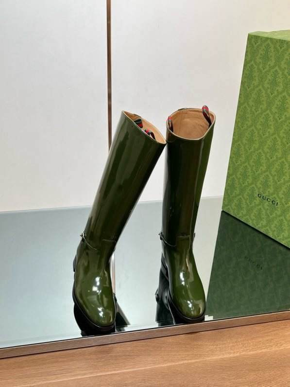 Сапоги кожаные Horsebit фото 3