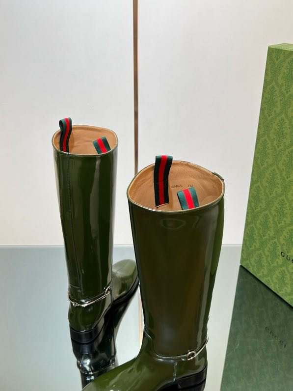 Сапоги кожаные Horsebit фото 4