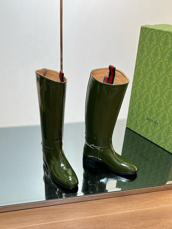 Сапоги кожаные Horsebit фото 5