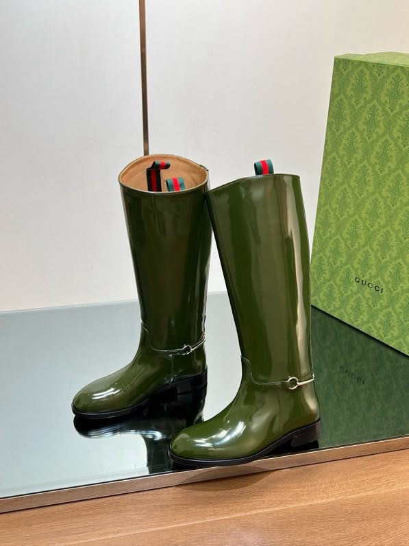 Сапоги кожаные Horsebit фото 8