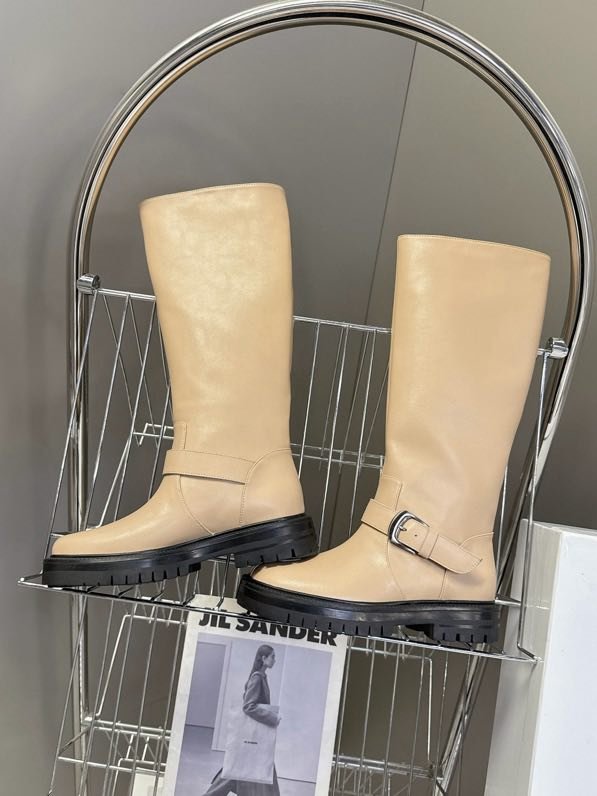 Сапоги кожаные с раздвоенным носком фото 7