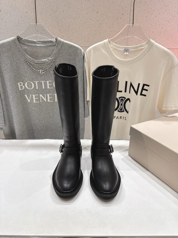 Сапоги кожаные женские Golden Goose фото 4