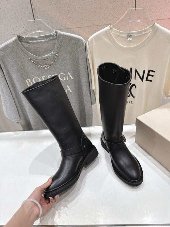 Сапоги кожаные женские Golden Goose фото 6