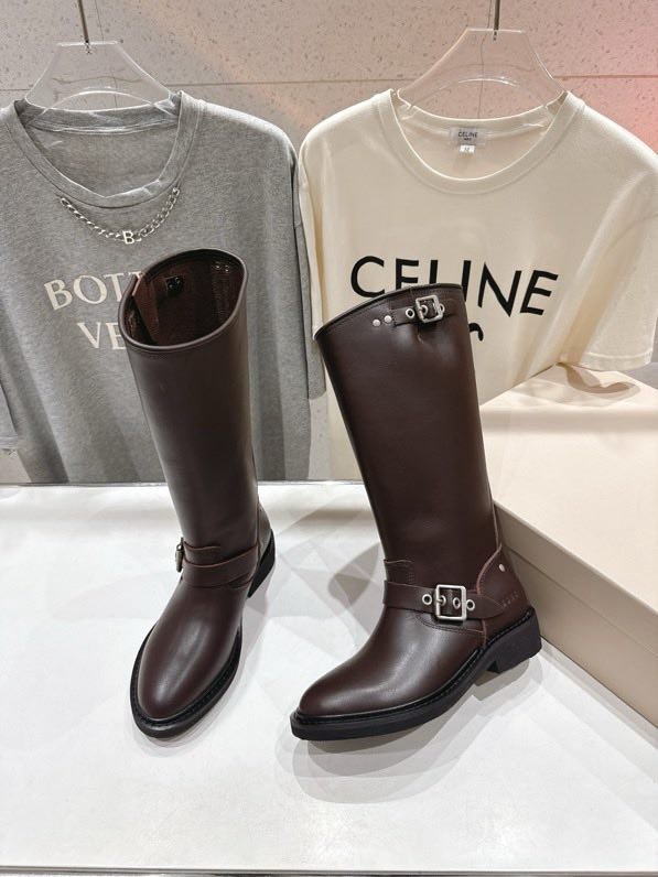 Сапоги кожаные женские Golden Goose фото 6