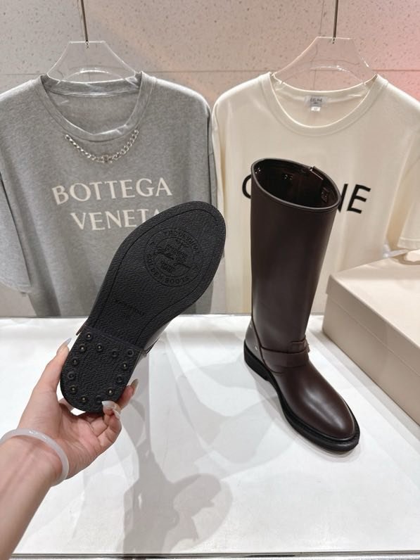 Сапоги кожаные женские Golden Goose фото 7