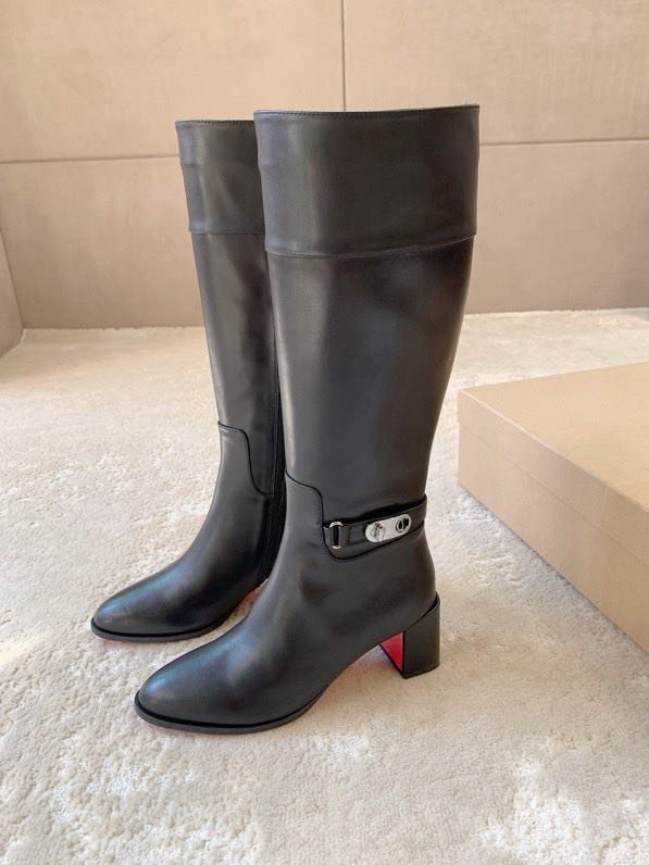 Сапоги кожаные женские на каблуке фото 7