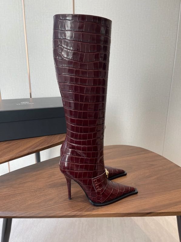 Сапоги кожаные женские на высоком каблуке фото 7