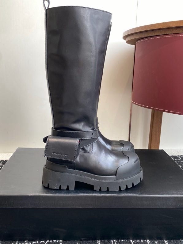 Boots leather women's from mini bag