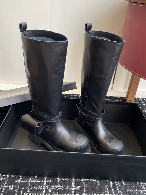 Boots leather women's from mini bag фото 6