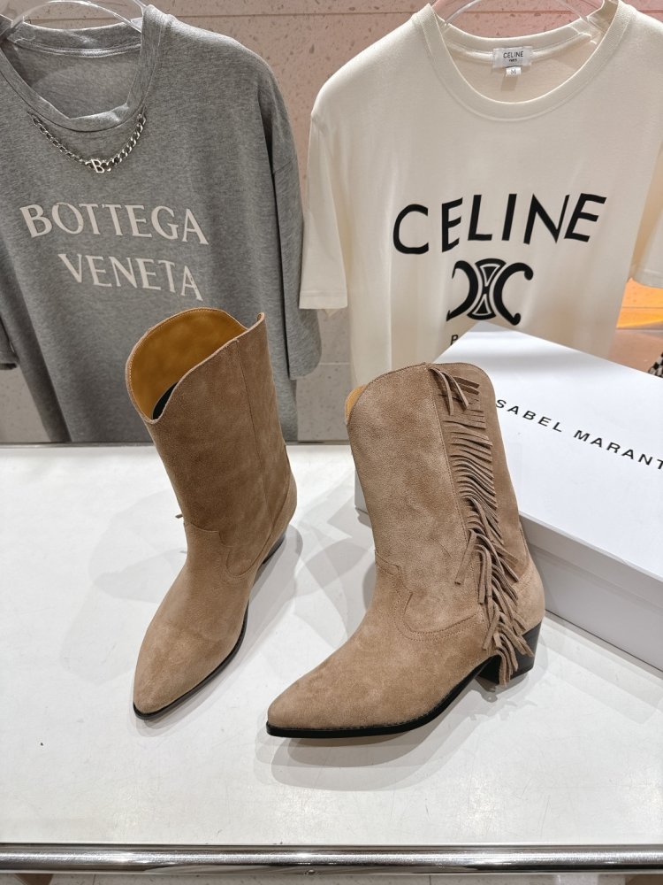 Сапоги кожаные женские с острым носком фото 5