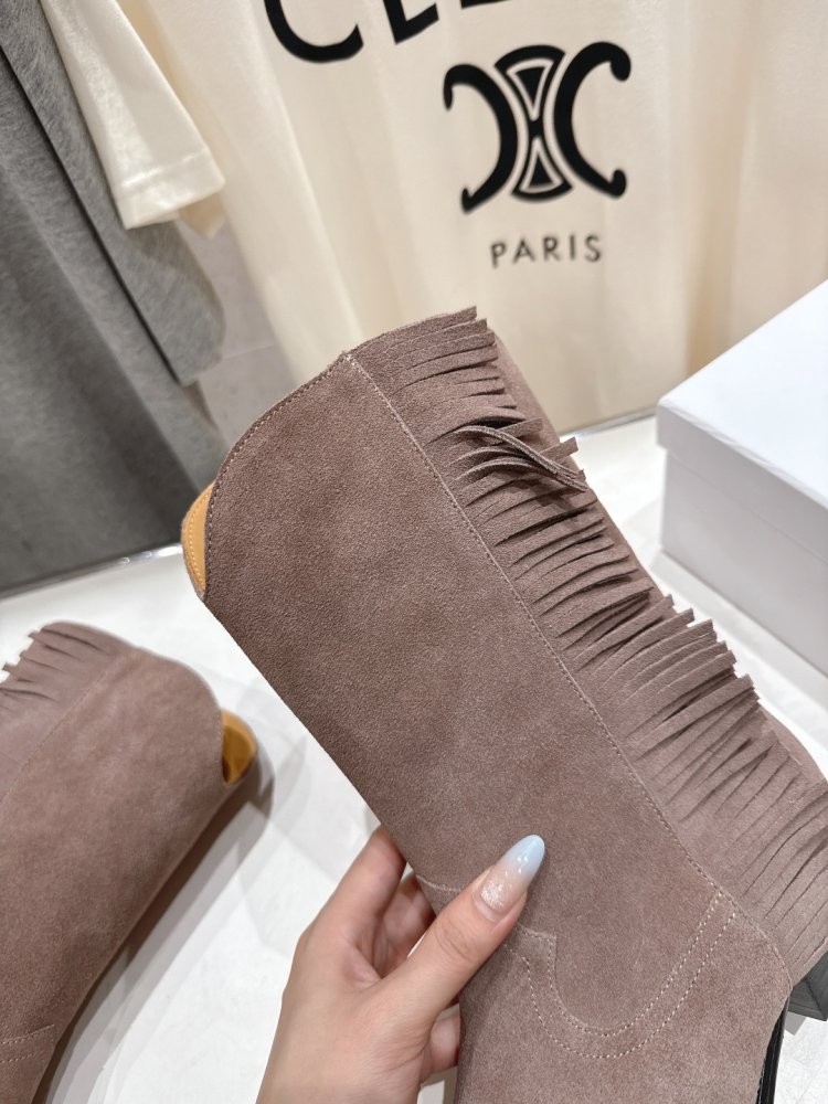 Сапоги кожаные женские с острым носком фото 7