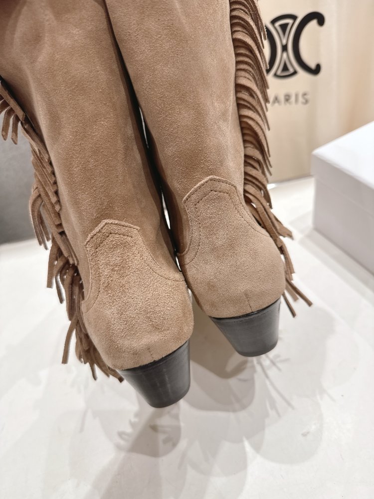 Сапоги кожаные женские с острым носком фото 8