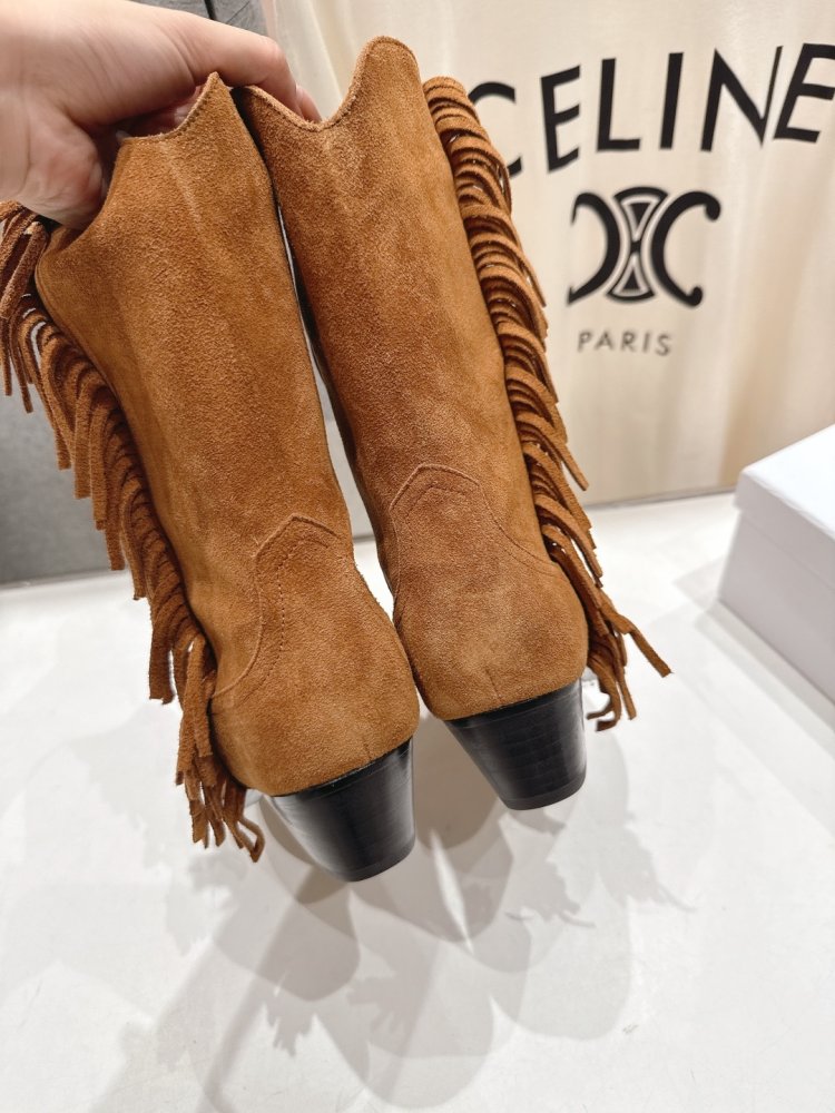 Сапоги кожаные женские с острым носком фото 8