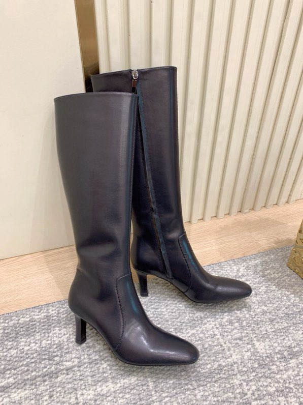 Сапоги кожаные женские