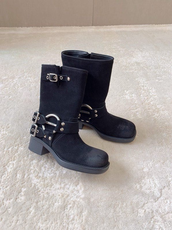 Boots leather women's