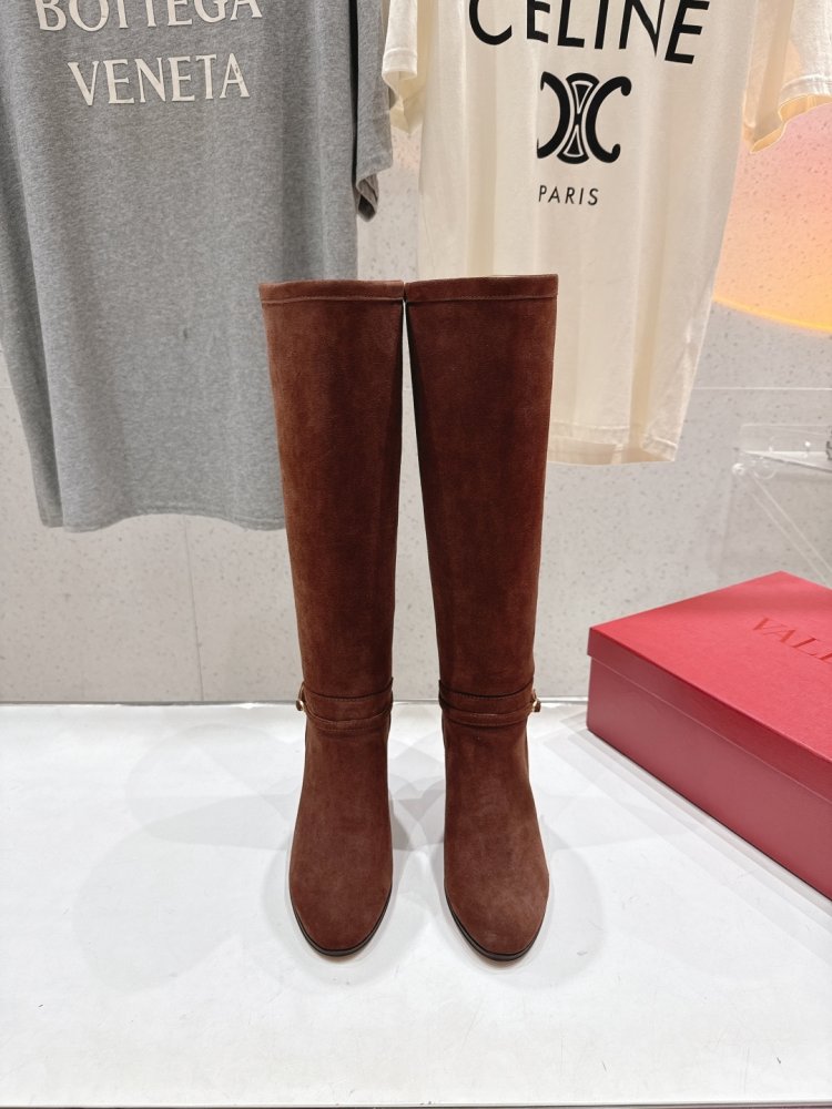 Сапоги кожаные женские