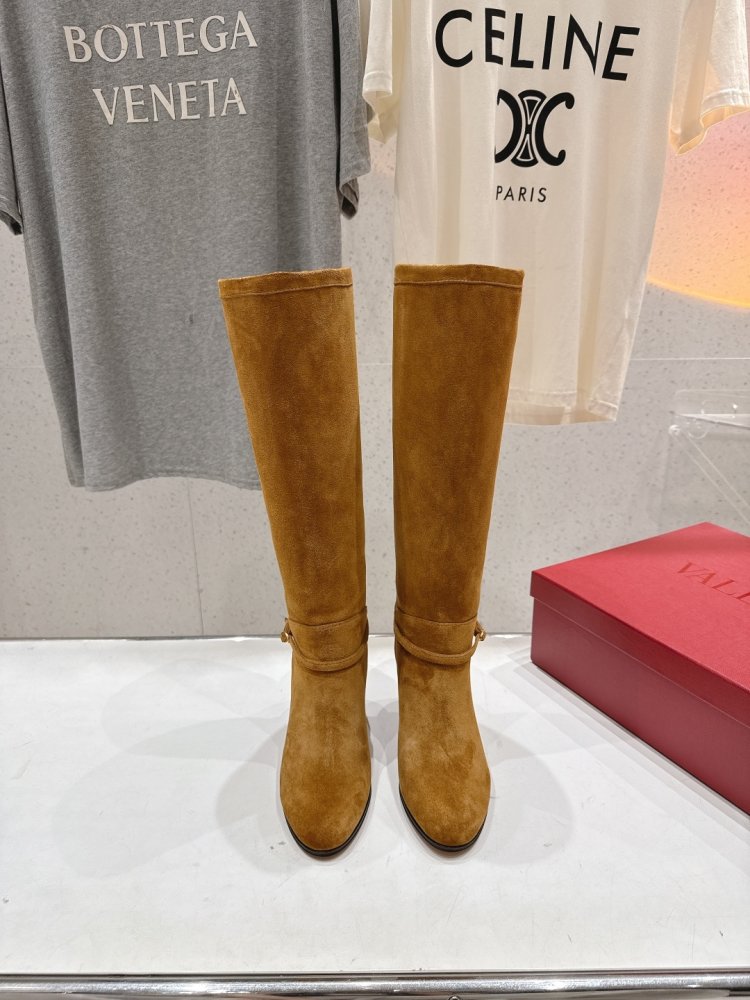 Сапоги кожаные женские