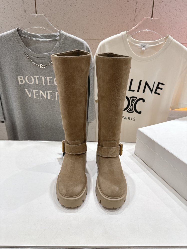 Сапоги кожаные женские