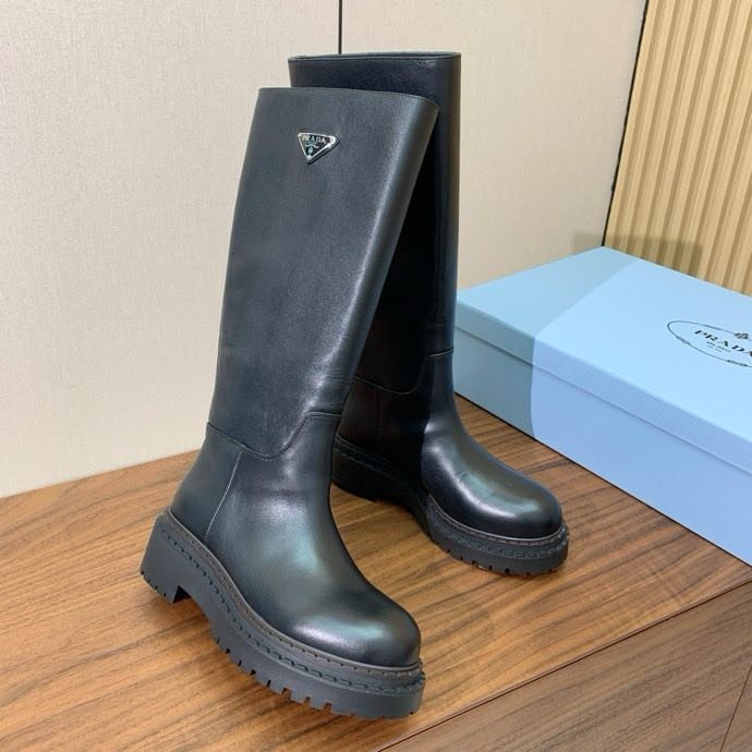 Сапоги кожаные женские