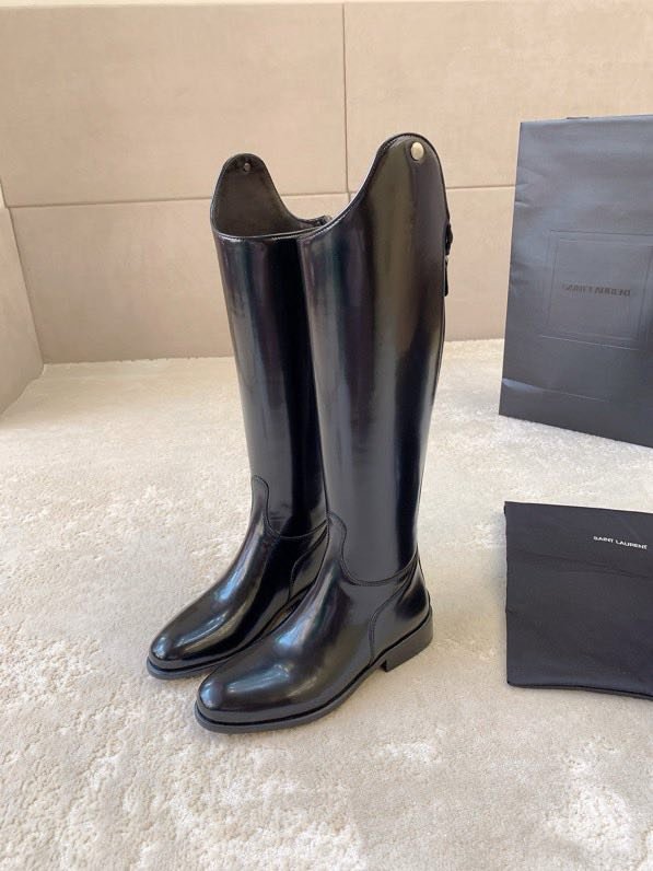 Сапоги кожаные женские