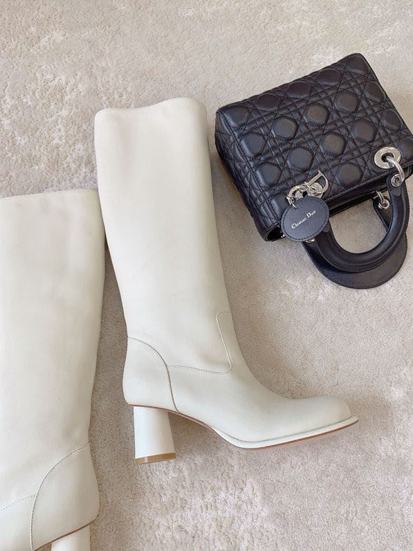 Сапоги кожаные женские