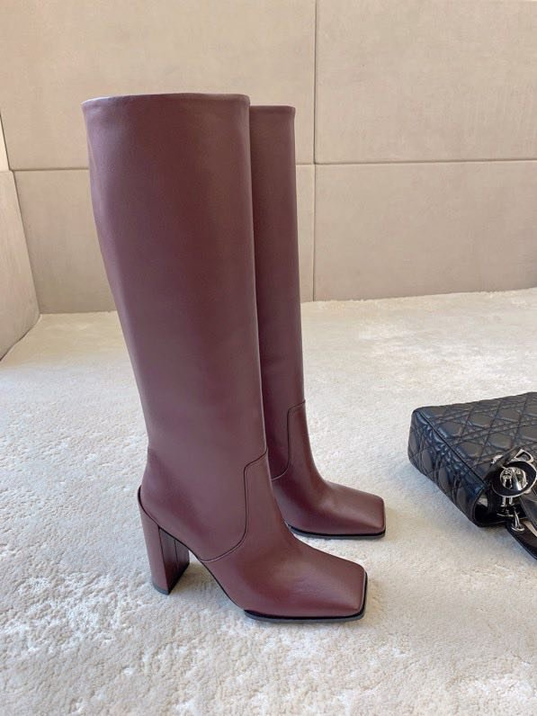 Сапоги кожаные женские