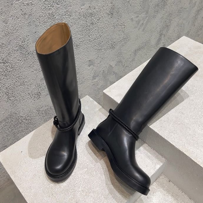 Сапоги кожаные женские